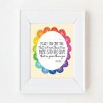 8x10 Dr Seuss Quote You Are Youer Than You